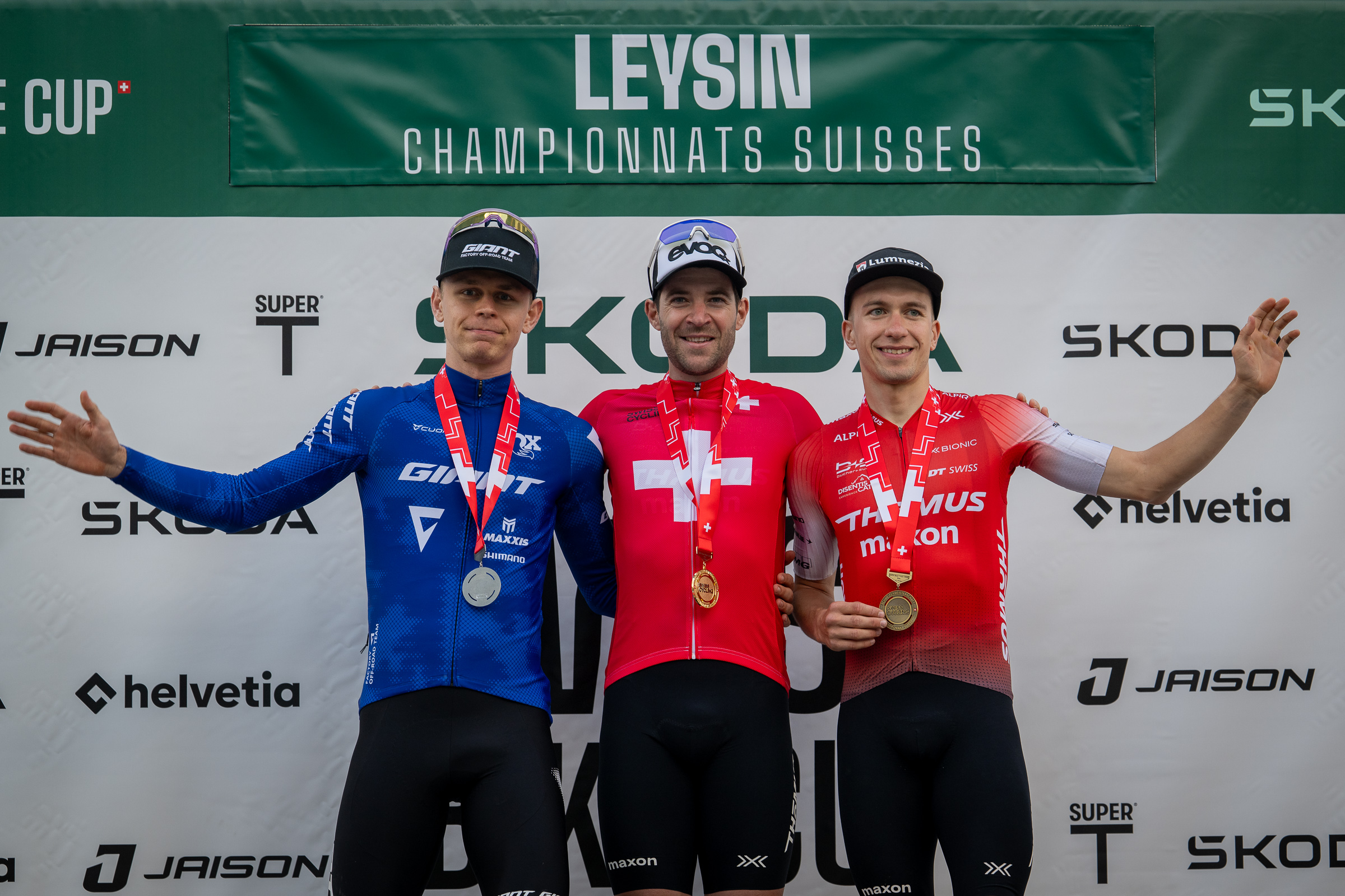 Elite-Männer v.l. Dario Lillo, Lars Forster und Vital Albin.