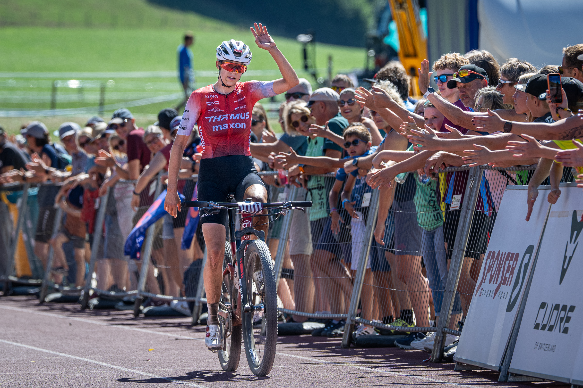 Alessandra Keller Siegerin Elite Frauen Škoda Swiss Bike Cup Huttwil