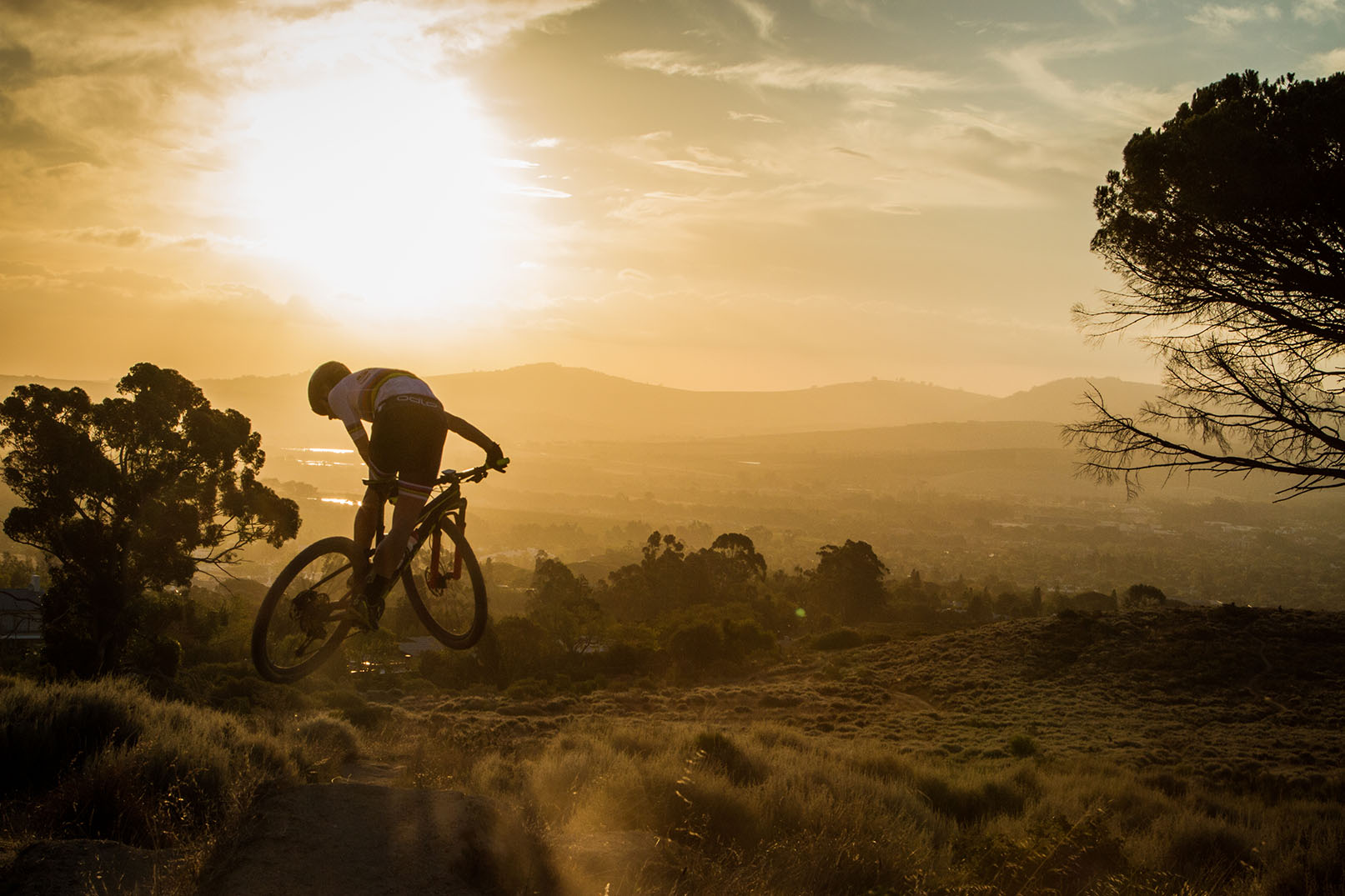 Nino Schurter in Stellenbosch, Südafrika