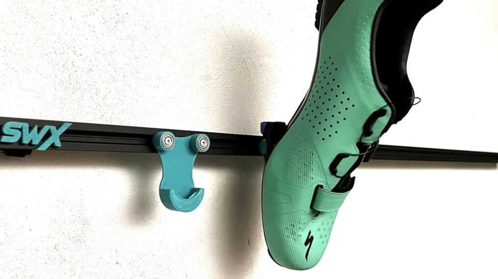 Schuhhalter für ordnungsliebende Velofahrer