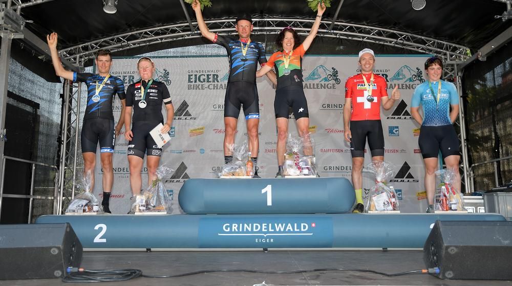 Huber und Süss gewinnen Eiger Bike Challenge 2021