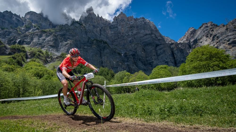 Kahtrin Stirnemann am PROFFIX Swiss Bike Cup Leukerbad 2019