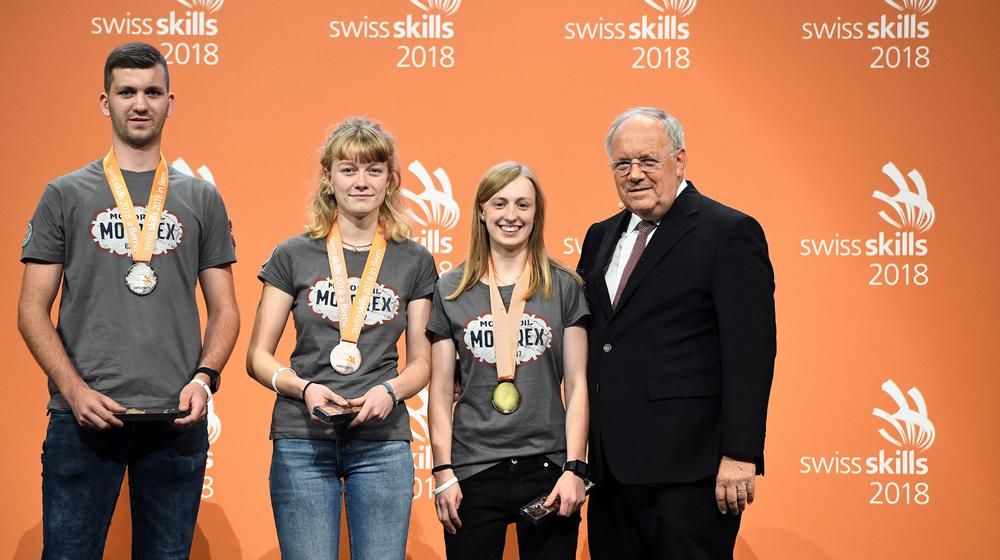 2rad SwissSkills Podium