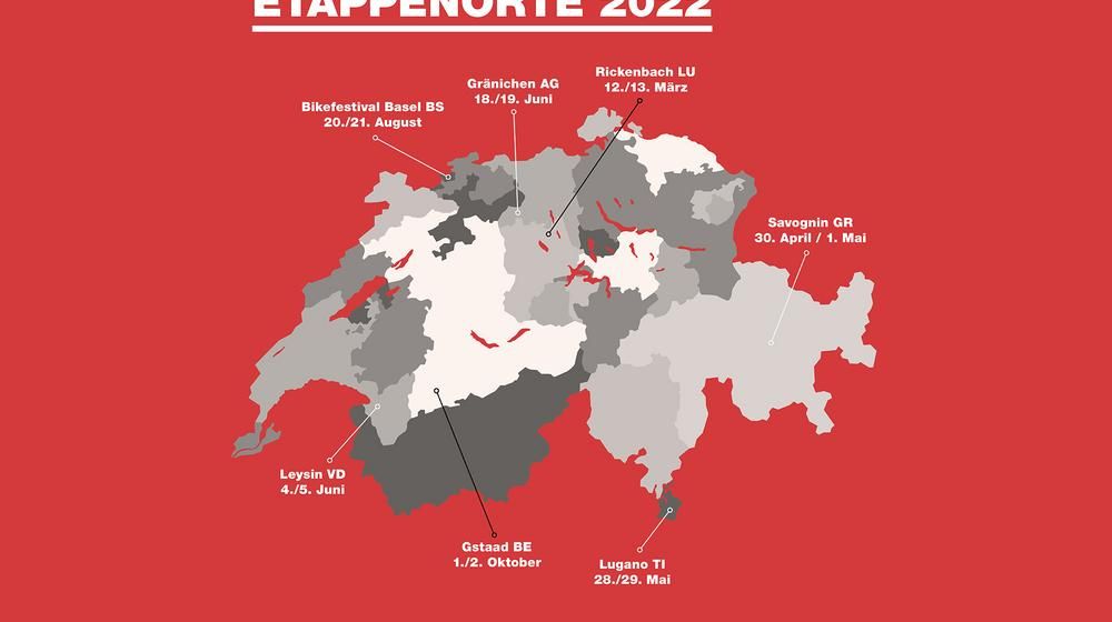 Proffix Swiss Bike Cup Austragunsorte 2022