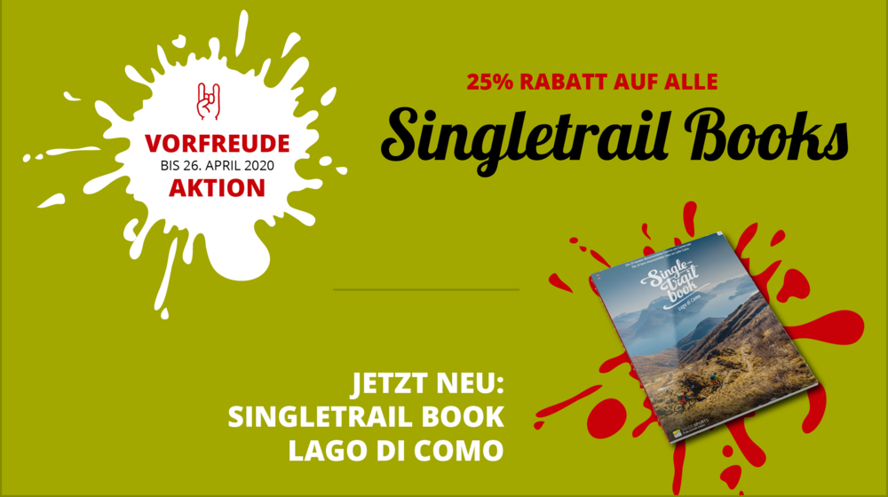 Vorfreude-Aktion April 2020: 20% Rabatt auf Singletrail Books