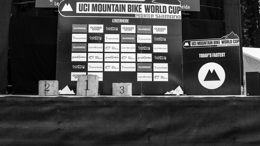 Downhill Podium Lenzerheide
