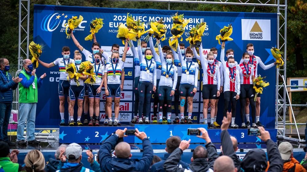 Schweiz holt Bronze im EM Team Relay 2020