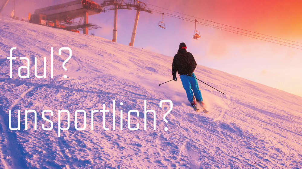 Fauler Skifahrer