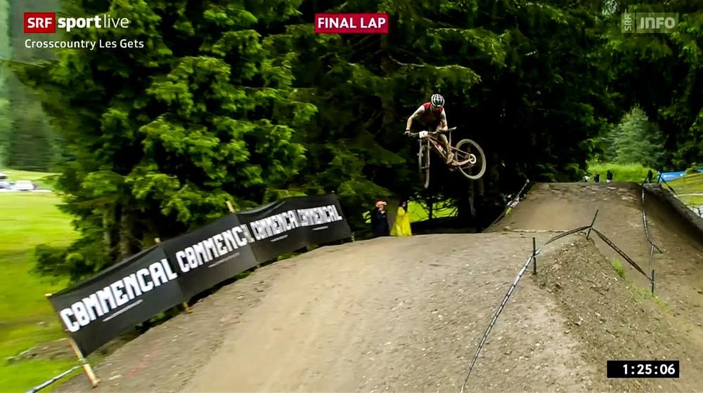Mathias Flückiger UCI MTB World Cup Les Gets 2021