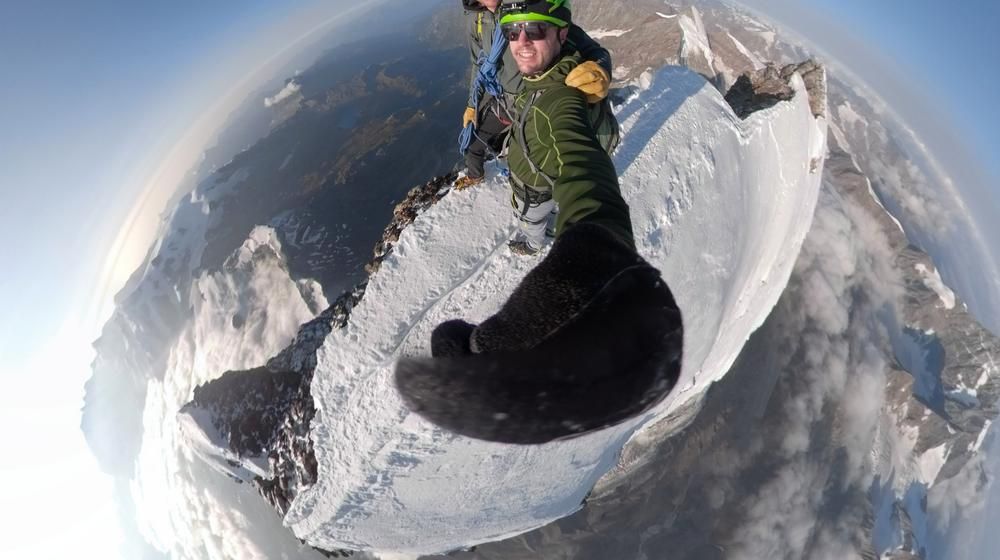 Matterhorngipfel mit Thomas Giger und Fabian Mooser