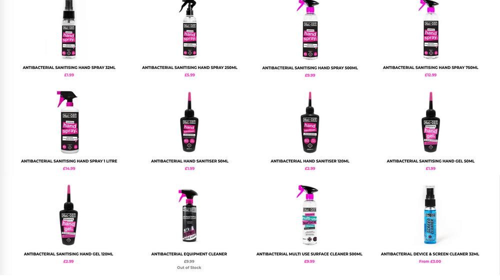 Muc-Off Antibac Range Desinfektionsmittel 