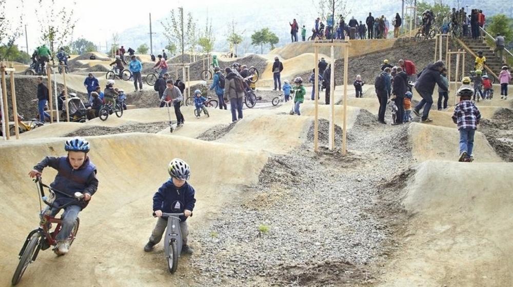 Nachwuchs auf dem Pumptrack