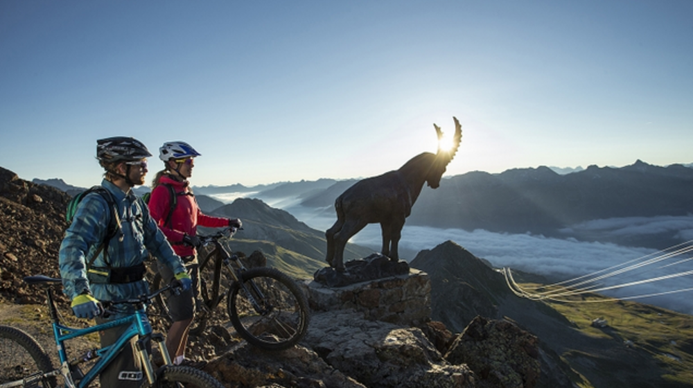 Piz Nair Sonnenaufgang