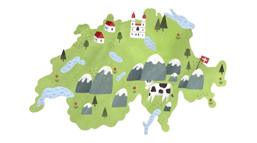 Illustration Schweiz