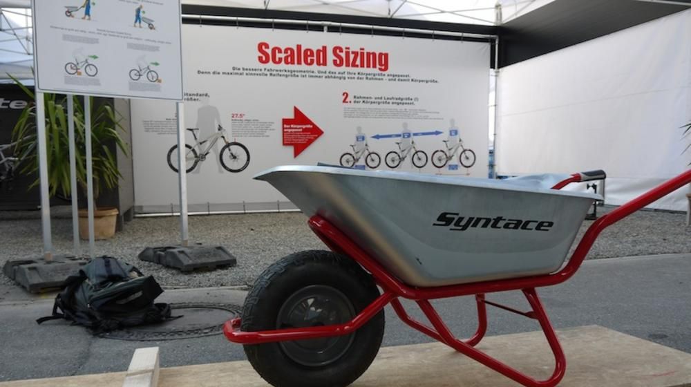Syntace Schubkarre