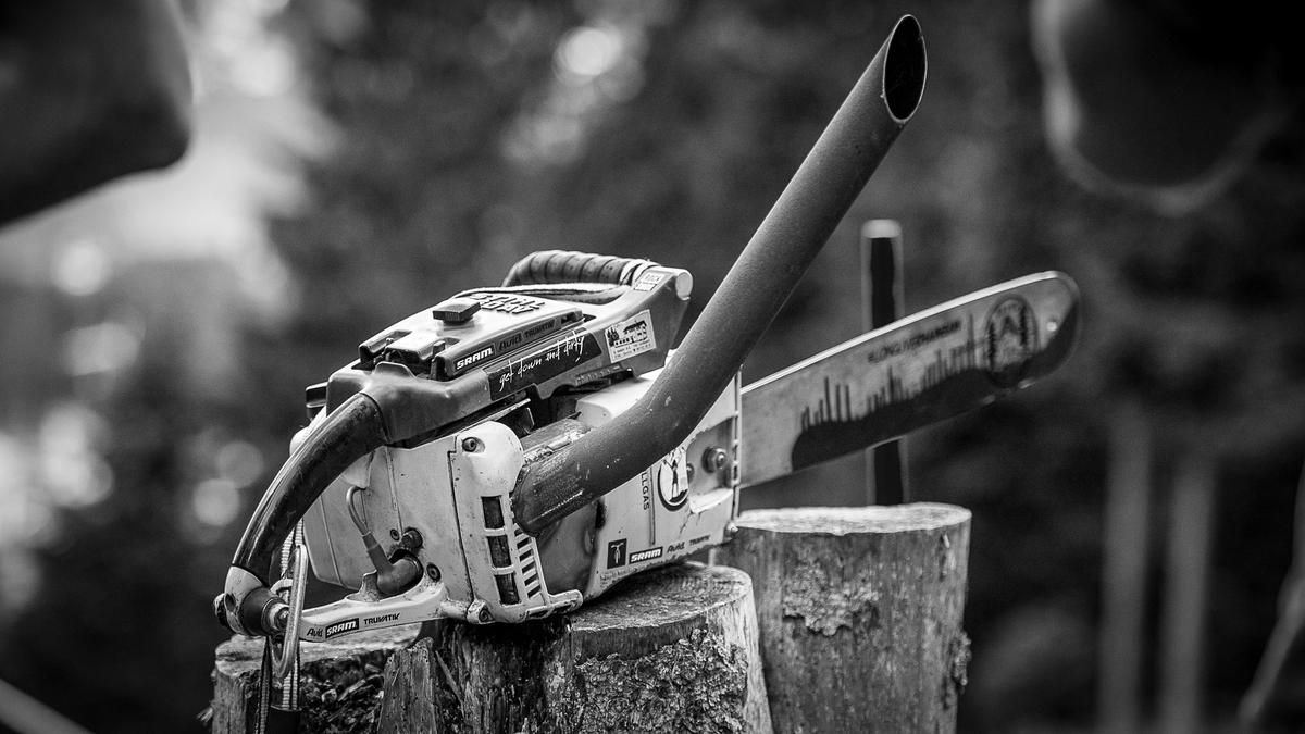 Kettensägenverbot am Weltcup in Lenzerheide 2023.