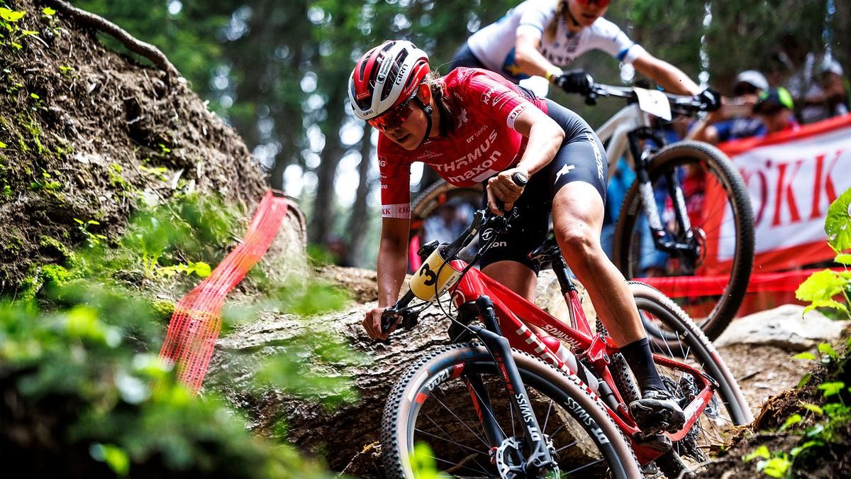 Alessandra Keller beim Worldcup 2023 in Lenzerheide
