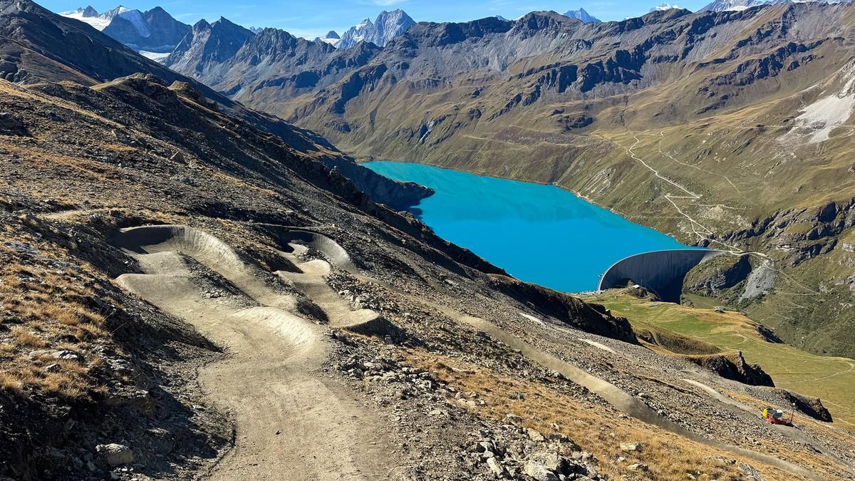 Neuer Trail an der Corne de Sorebois