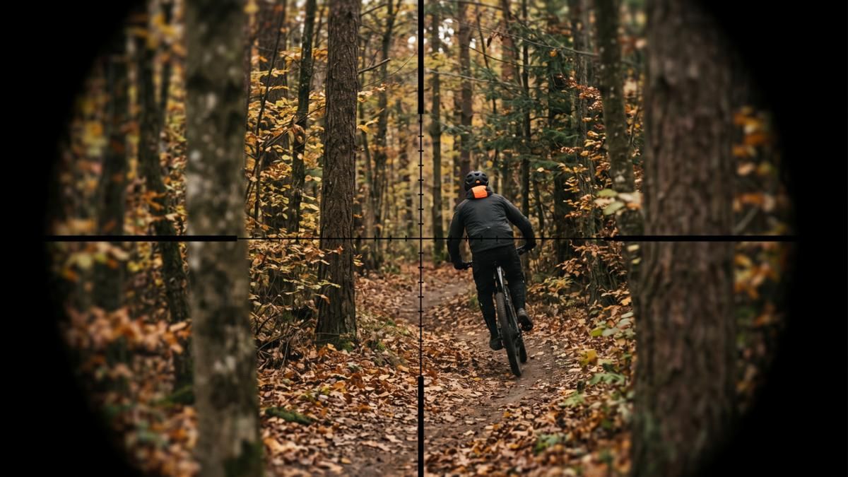 Mountainbiker im Visier