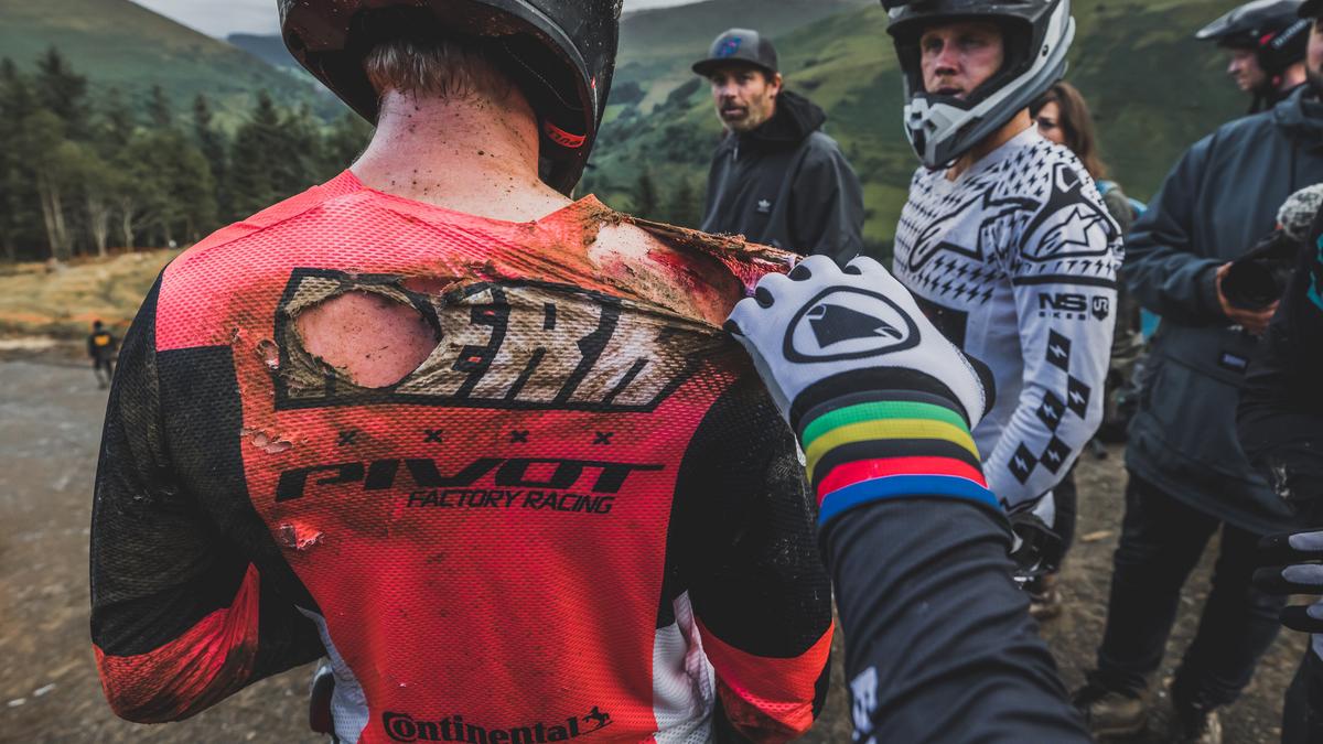 Mountainbike Sturz
