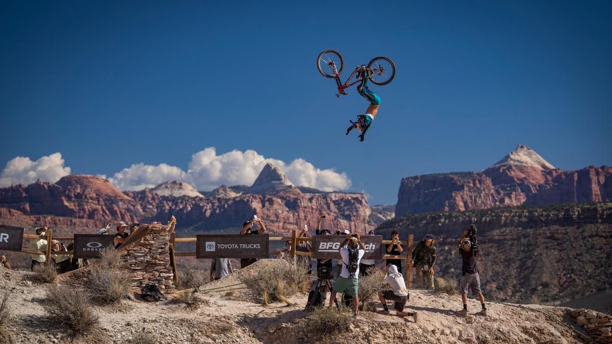 Jaxson Riddles Backflip-No-Hander war eines der Highlights solange der Contest lief.
