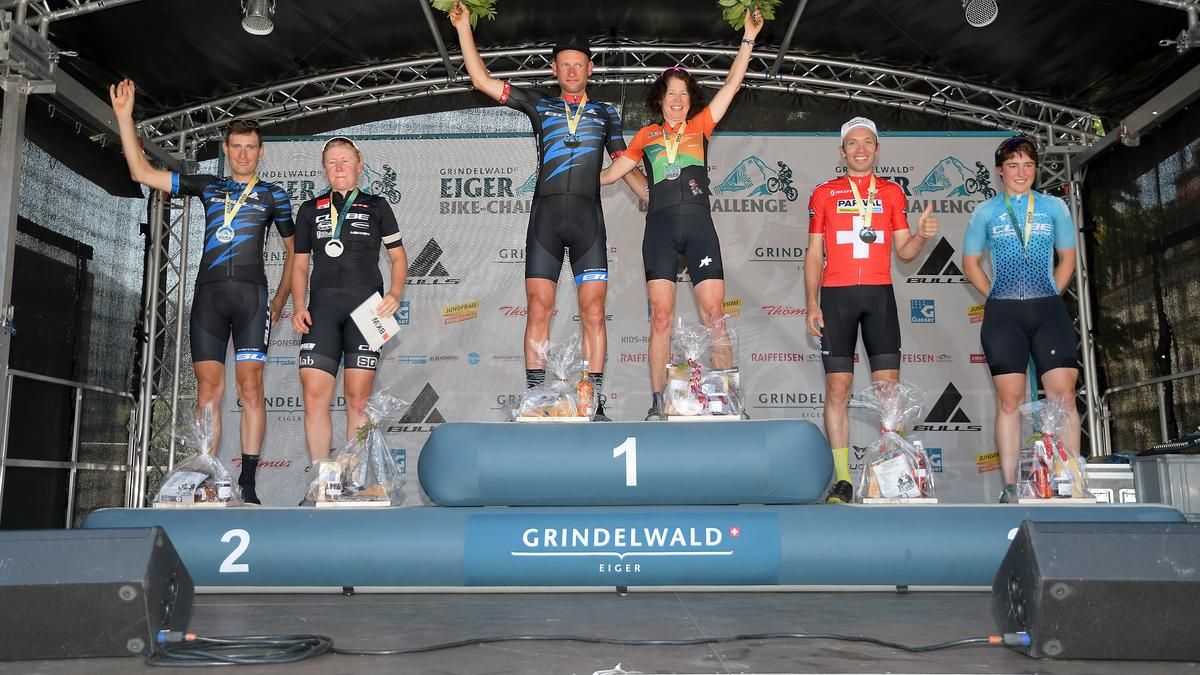 Huber und Süss gewinnen Eiger Bike Challenge 2021
