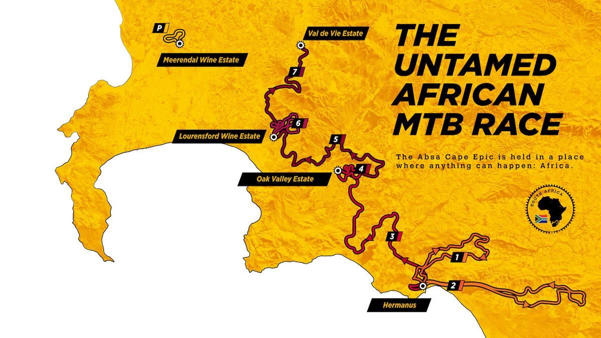 Cape Epic Route 2023