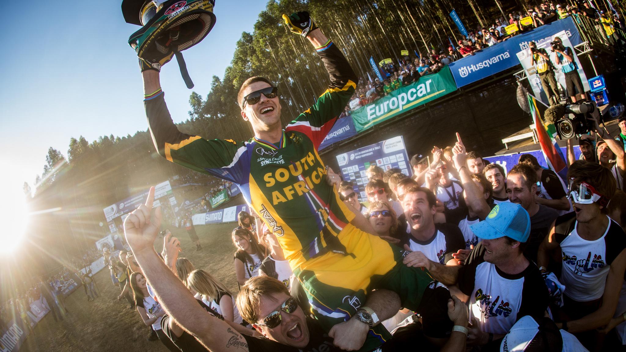 Minnaar wird 2013 in Pietermaritzburg Weltmeister vor heimischem Publikum. ©Michal Cerveny
