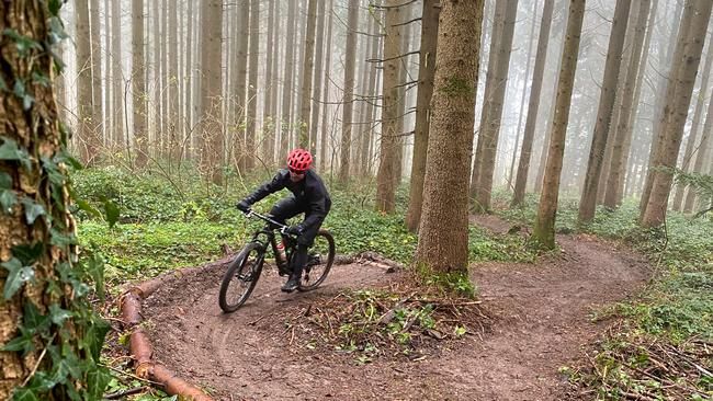 Einfahren nasskalt: Sänder Trail Beromünster