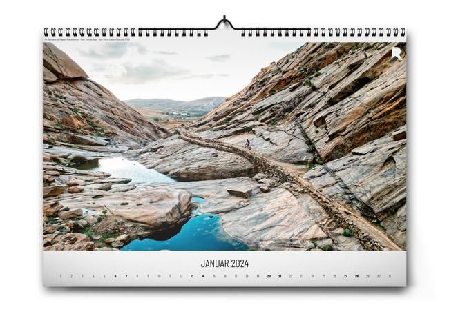 Ride Wandkalender 2024 - Januar