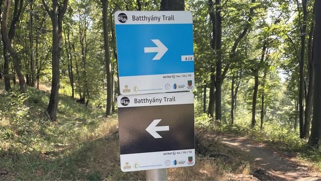 Beschilderung Burgenland Trails