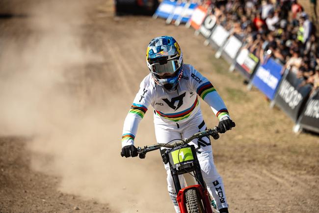 Valentina Höll - Siegerin Elite Frauen Downhill Weltcup Lake Placid 2025