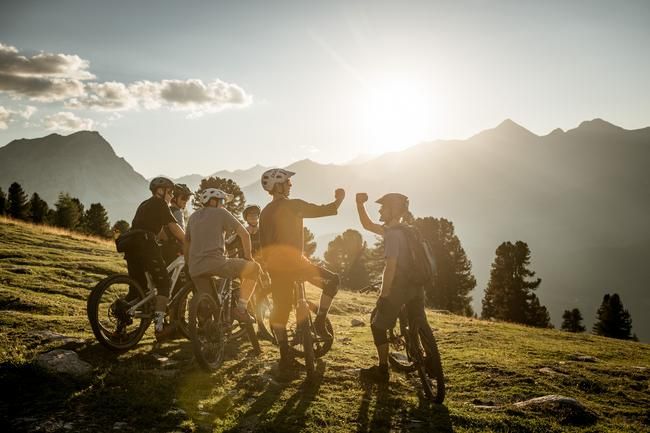 Good auf den 3-Länder Enduro Trails.