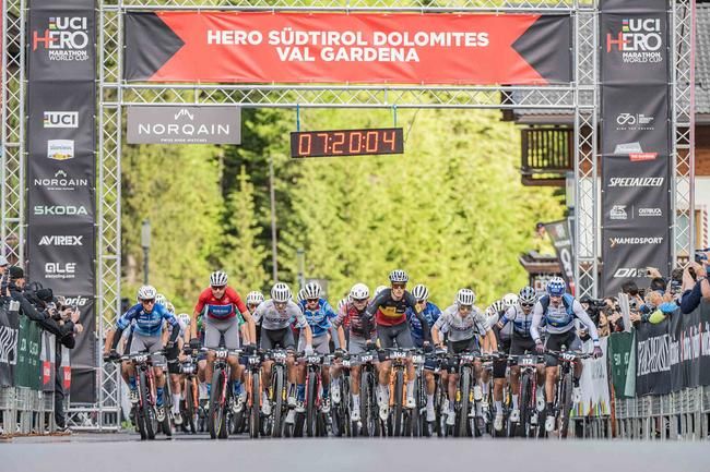 Start ins Rennen der Männer.