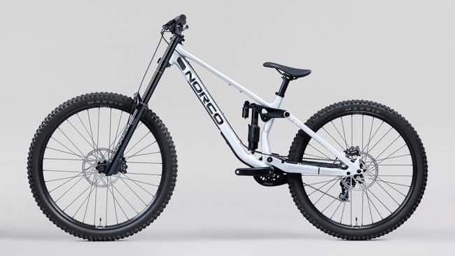Norco Torrent DH A1 Raw Alloy Silver.