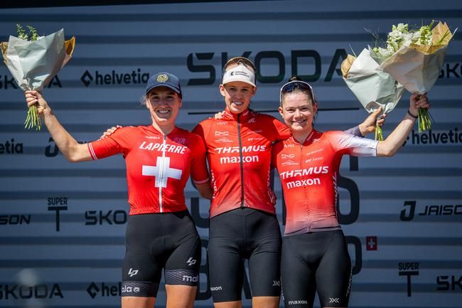Podest Elite Frauen Škoda Swiss Bike Cup Huttwil