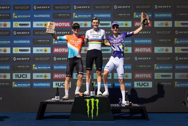 UCI XCC World Cup - Men U23 podium Soldier Hollow, Midway, Utah