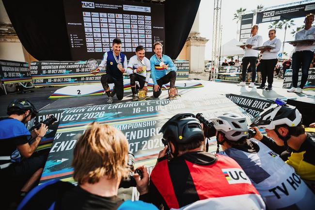 Podest Elite Herren E-Enduro Weltmeisterschaften 2026