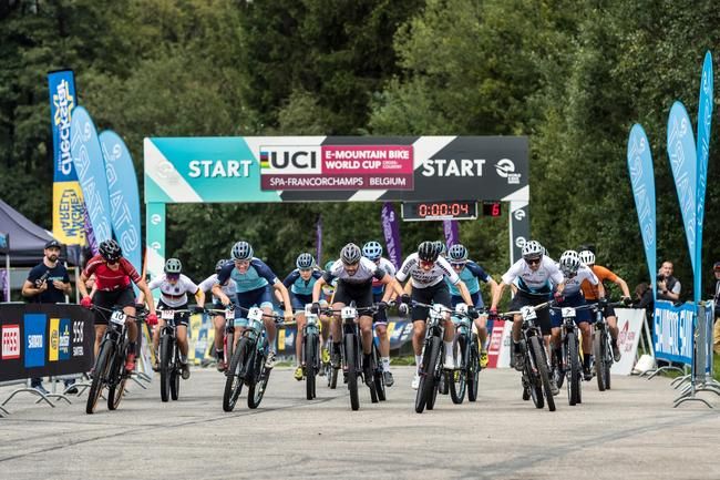 Lukas Dennda beim Start in Spa auf dem Weg zu seinem 6.Rang.