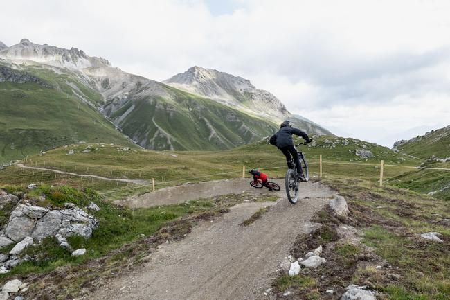 Marmotta Flowtrail Corviglia Engadin