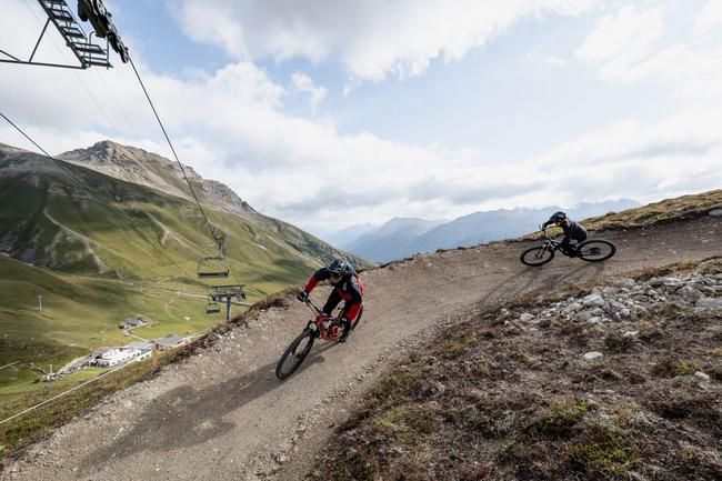 Marmotta Flowtrail Corviglia Engadin
