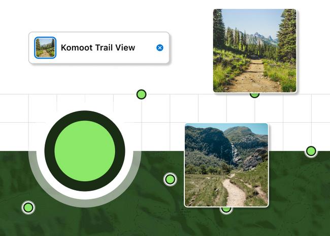 Komoot Trail View