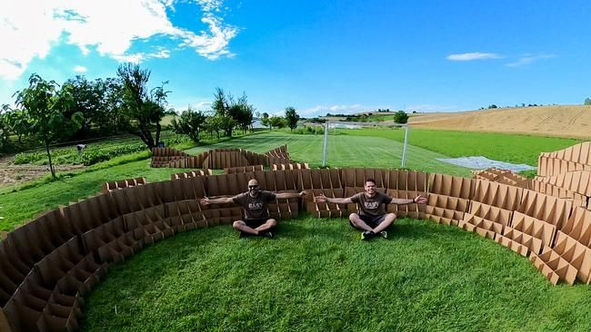 Easypumptracks Karton Cardboard Pumptrack Mountainbike