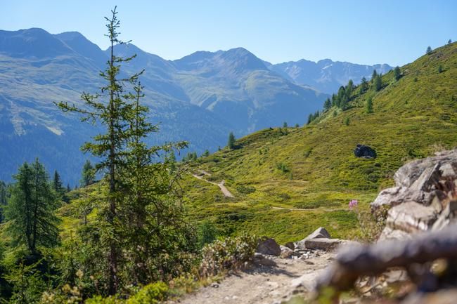 Doppelspurausbau Alps Epic Trail Davos
