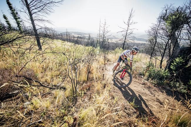 Nino Schurter in Stellenbosch, Südafrika