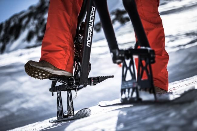 Sandro Schmid Snowbike Lenzerheide by Jo Fredheim