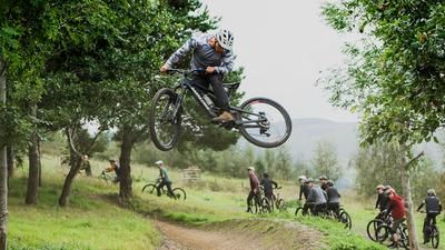Borders College Base Mountain Biking Course Studium Schottland