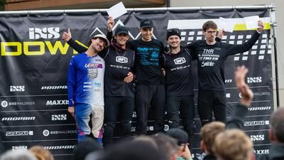 Nicolas Bächler gewinnt erstmals einen iXS Downhill Cup in der Eliteklasse.