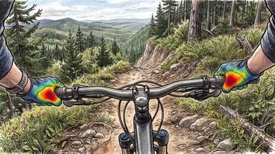 Daumen Belastung Mountanbike