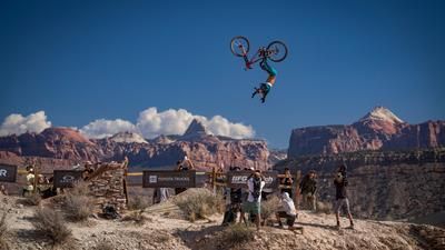 Jaxson Riddles Backflip-No-Hander war eines der Highlights solange der Contest lief.